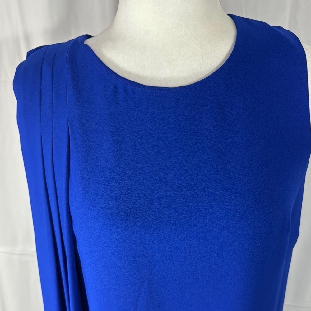 Badgley Mischka Royal Blue Dress Size 12 - Picture 3 of 8